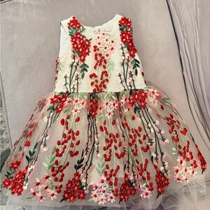 Halabaloo floral Embroidered Dress